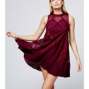 Free People Fp One Angel Lace Boho Tunic Dress L